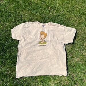 Shaggy Scooby-Doo Beige Graphic T-Shirt
